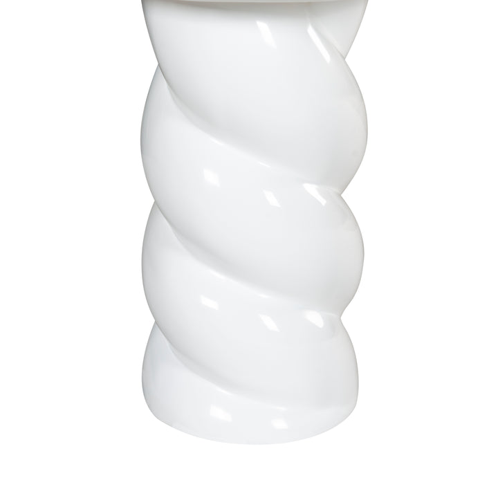 14"W x 14"D x 18"H / White