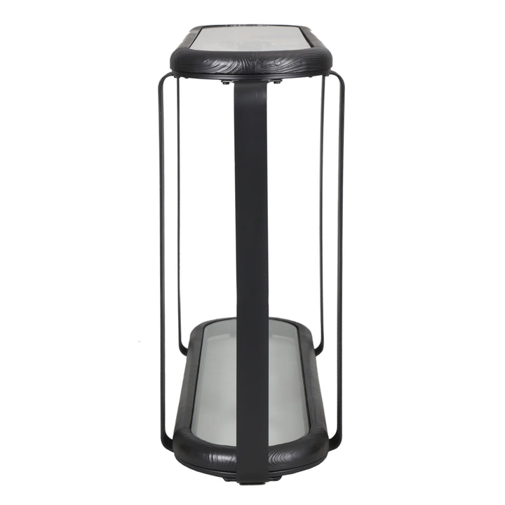 American Home Furniture Safavieh Couture Tyrese Metal And Glass Console Table