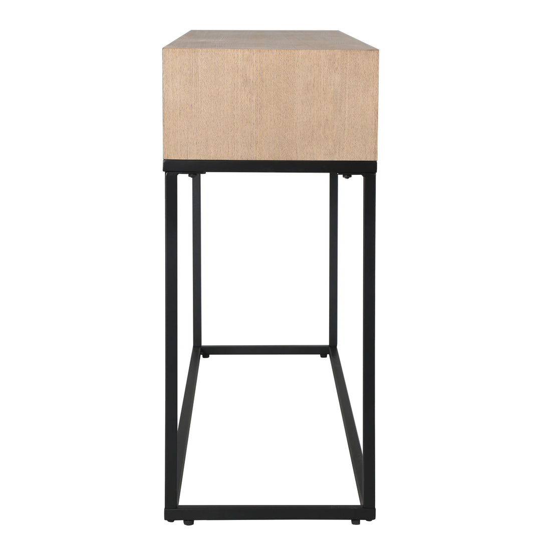 52"W x 14.6"D x 31.9"H / Natural/Black