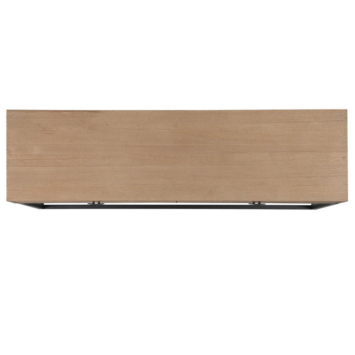 52"W x 14.6"D x 31.9"H / Natural/Black