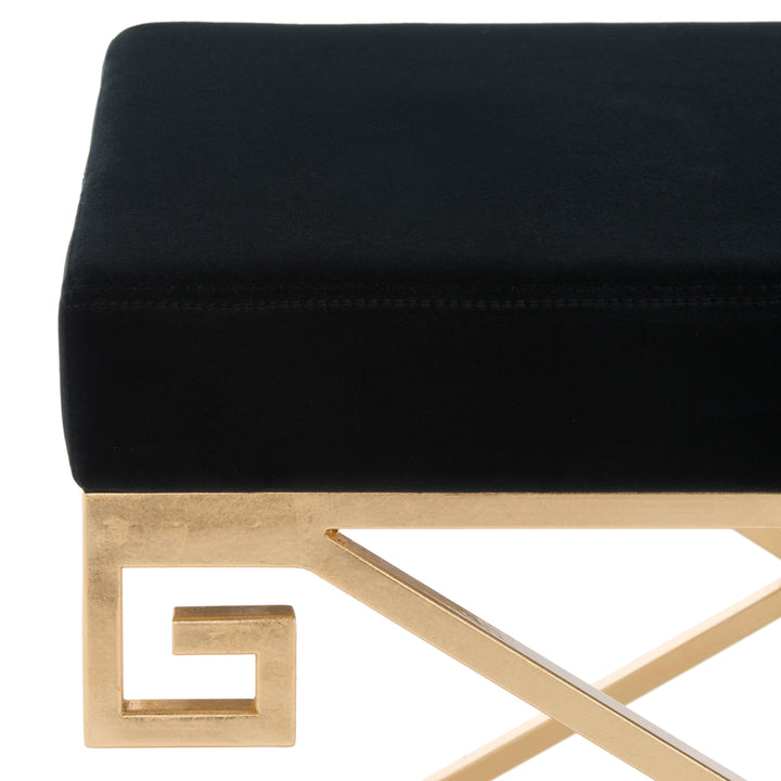 BLACK / GOLD LEAF / 58.7 IN W x 20.5 IN D x 20 IN H