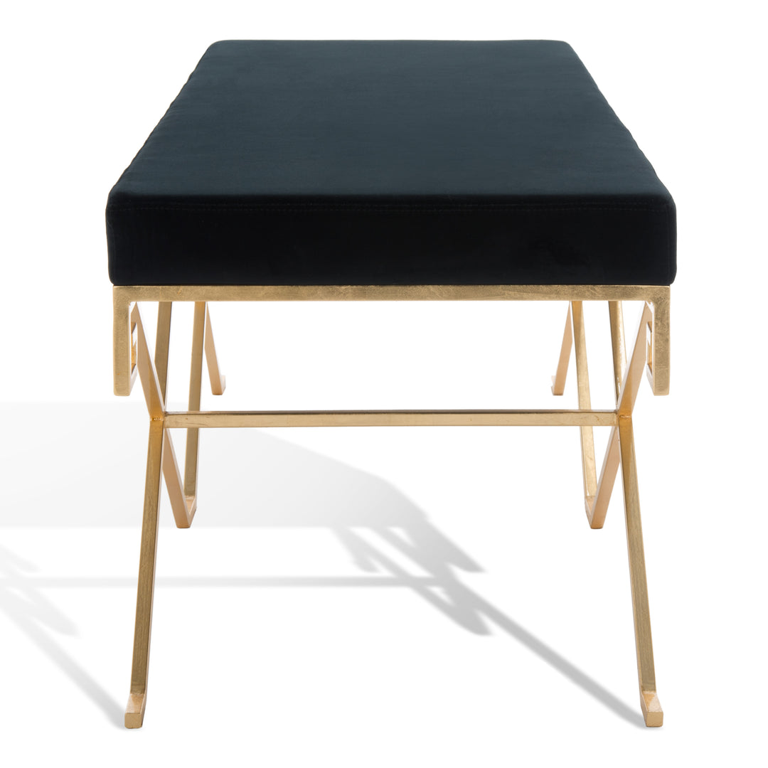 BLACK / GOLD LEAF / 58.7 IN W x 20.5 IN D x 20 IN H