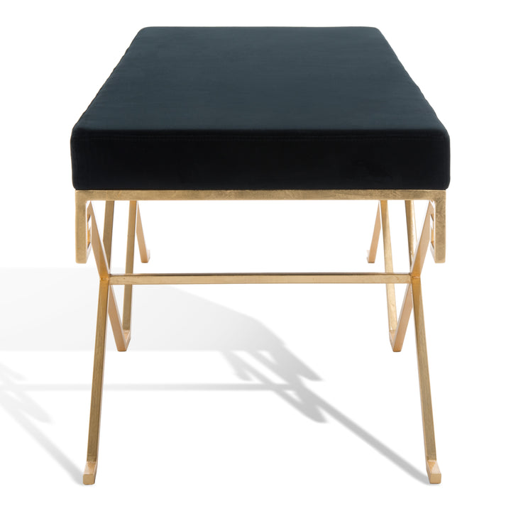 BLACK / GOLD LEAF / 58.7 IN W x 20.5 IN D x 20 IN H