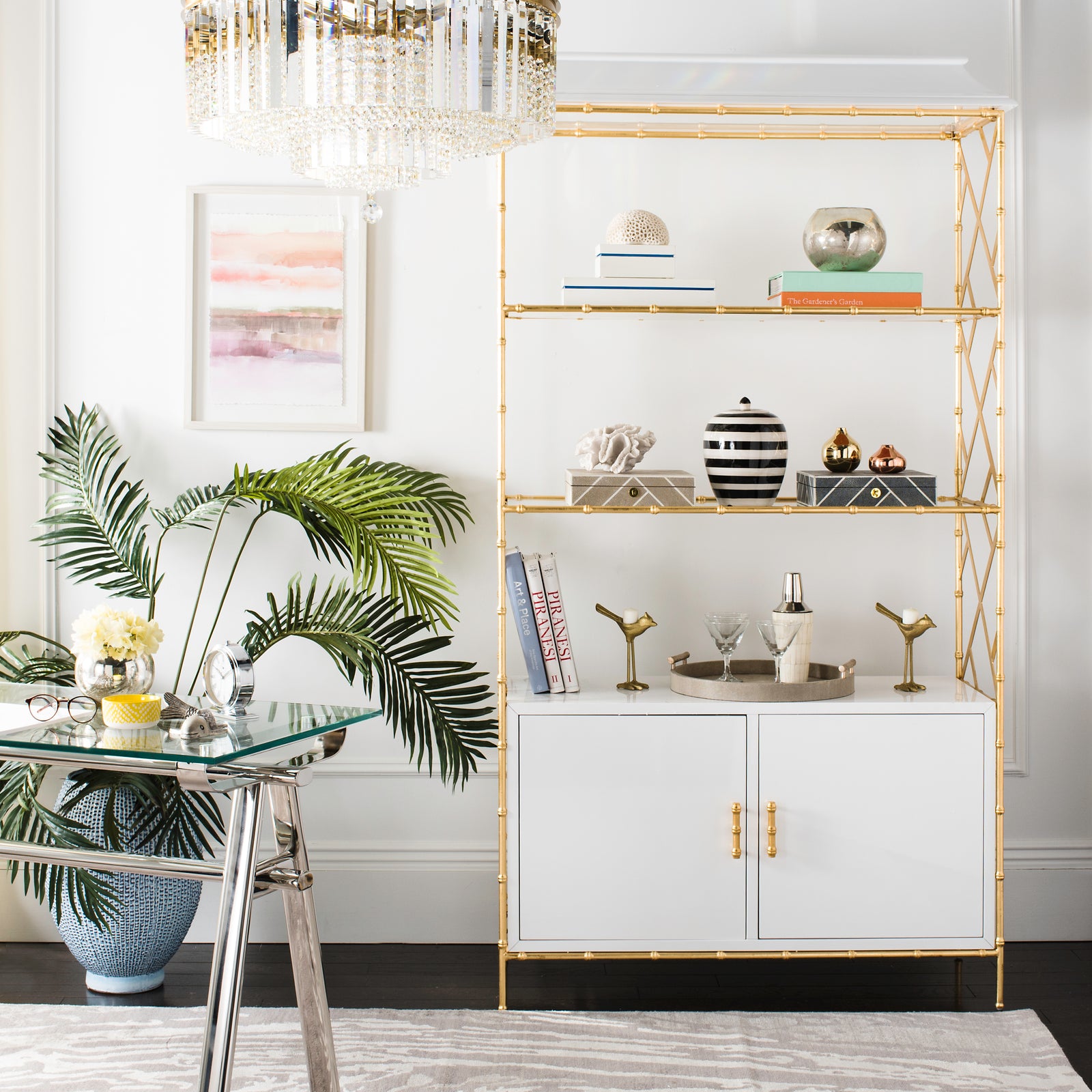 White / Gold