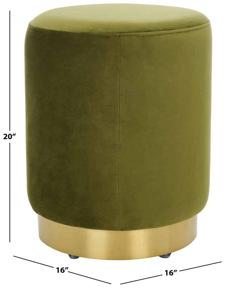 Olive Green / Brass