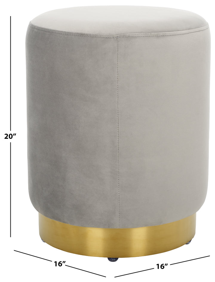 Light Grey / Brass