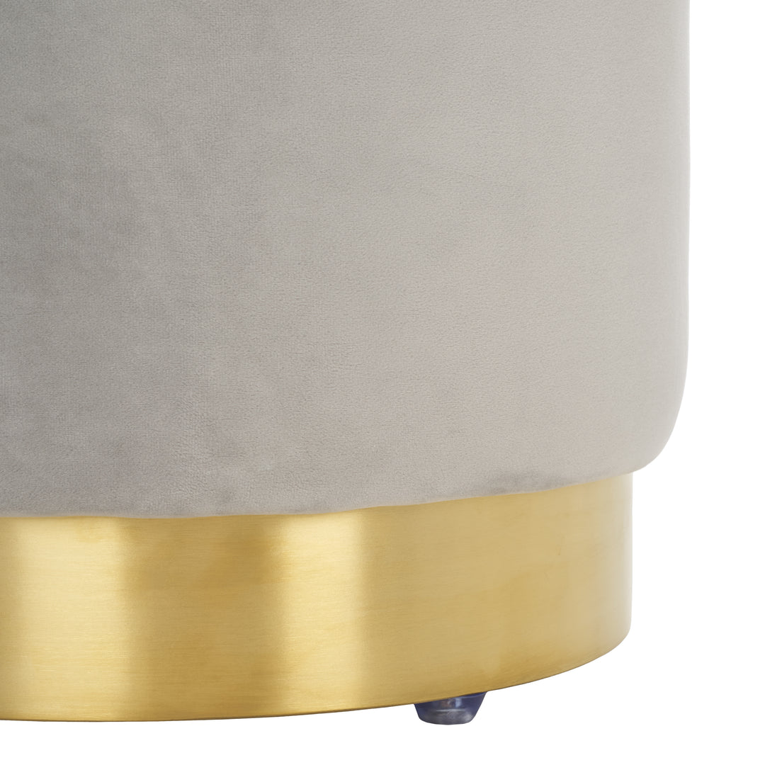Light Grey / Brass