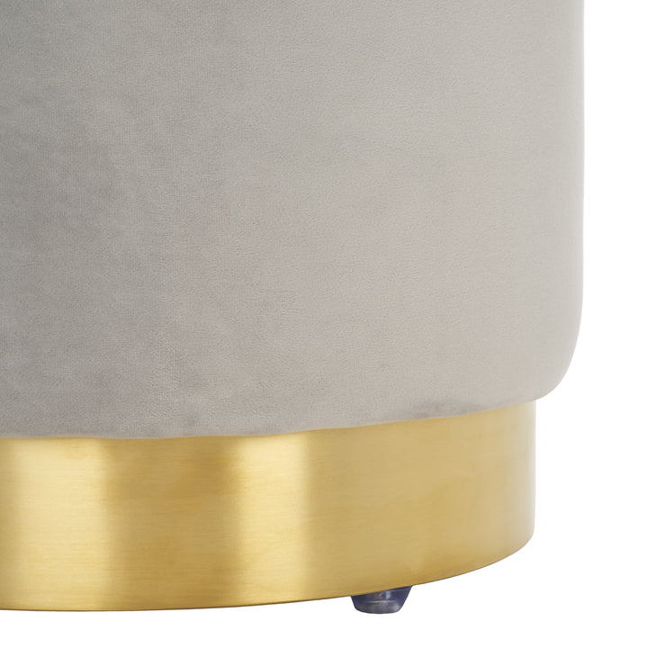 Light Grey / Brass