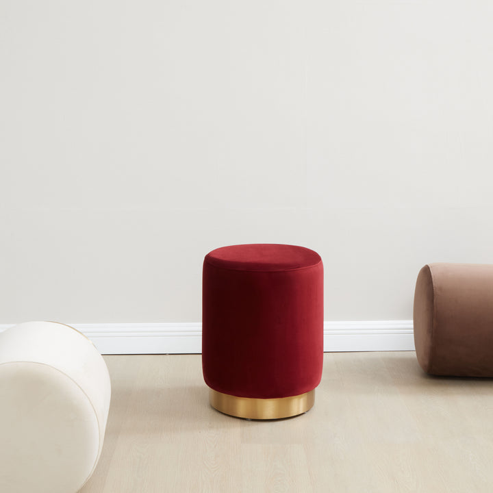 Burgundy / Brass
