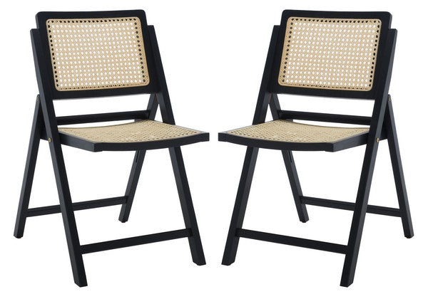 Desiree Cane Folding Dining Chair (Set Of 2)