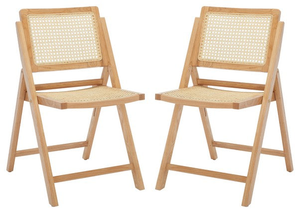 Desiree Cane Folding Dining Chair (Set Of 2)
