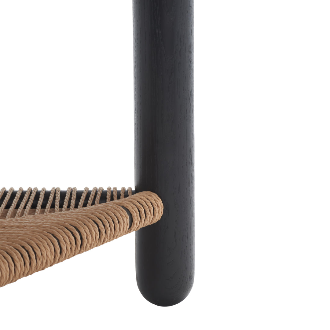 30"W x 30"D x 18"H / Black