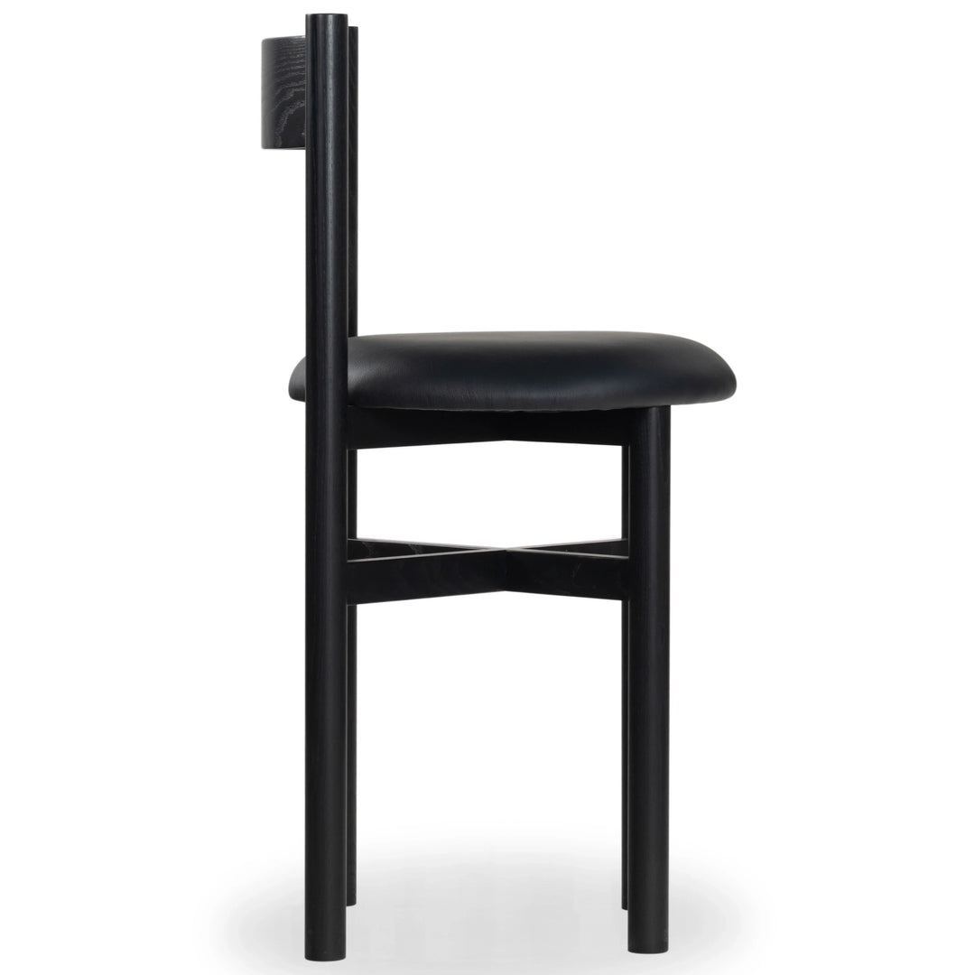 Tayla Leather Counter Stool - AmericanHomeFurniture
