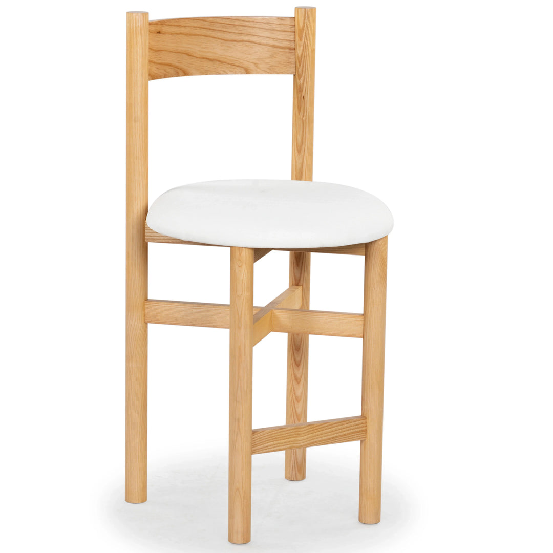 Tayla Linen Counter Stool - AmericanHomeFurniture