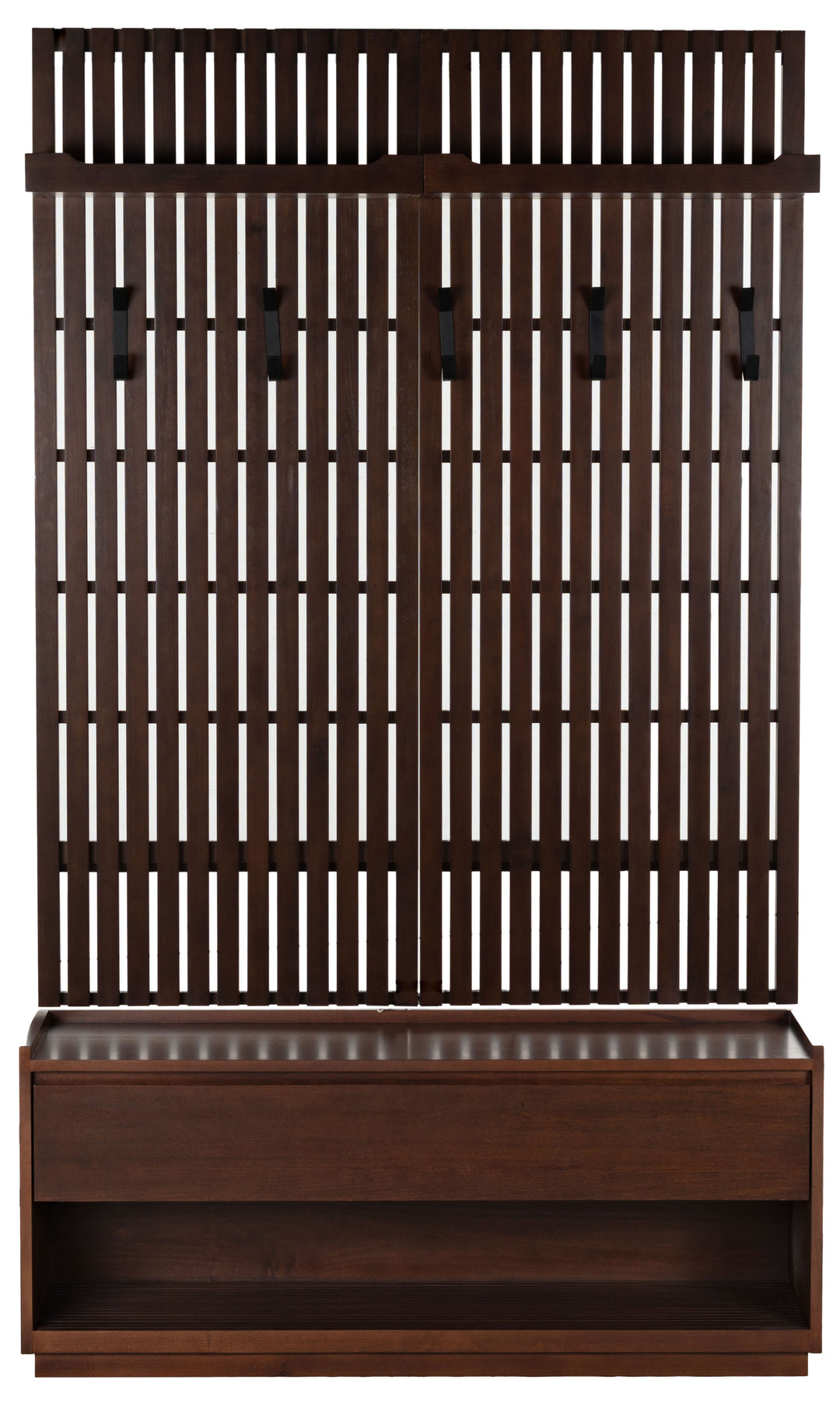 American Home Furniture Safavieh Couture Petrabella Wood Hall Tree With Bench