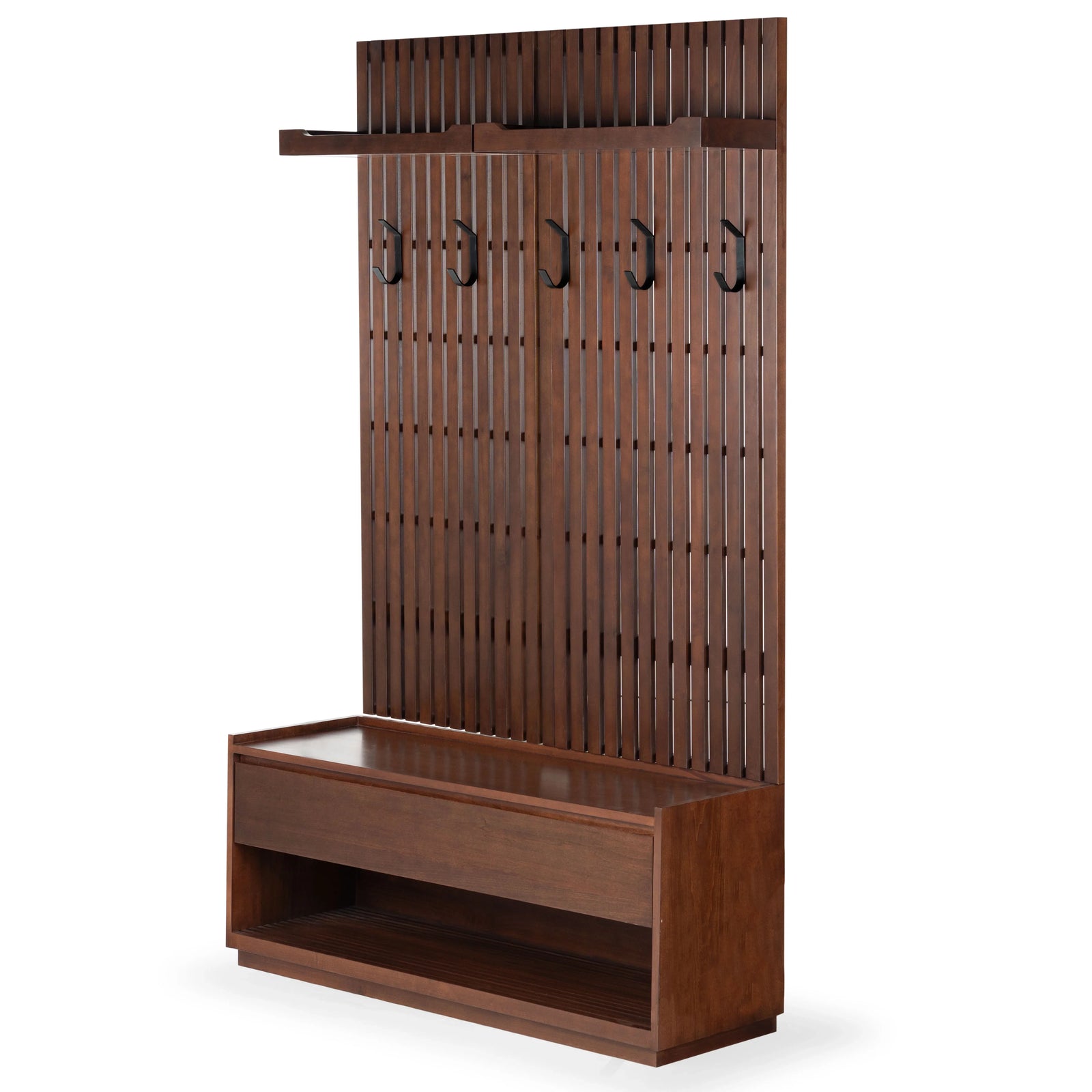 American Home Furniture Safavieh Couture Petrabella Wood Hall Tree With Bench