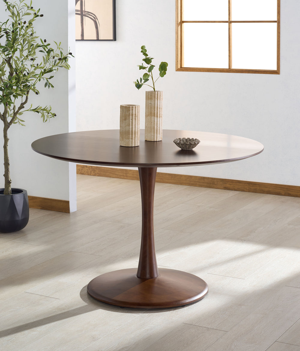 American Home Furniture Safavieh Couture Lisette Round Pedastal Base Dining Table