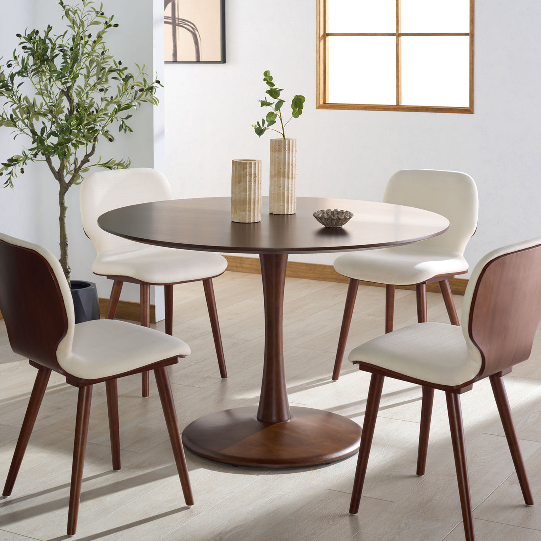 American Home Furniture Safavieh Couture Lisette Round Pedastal Base Dining Table