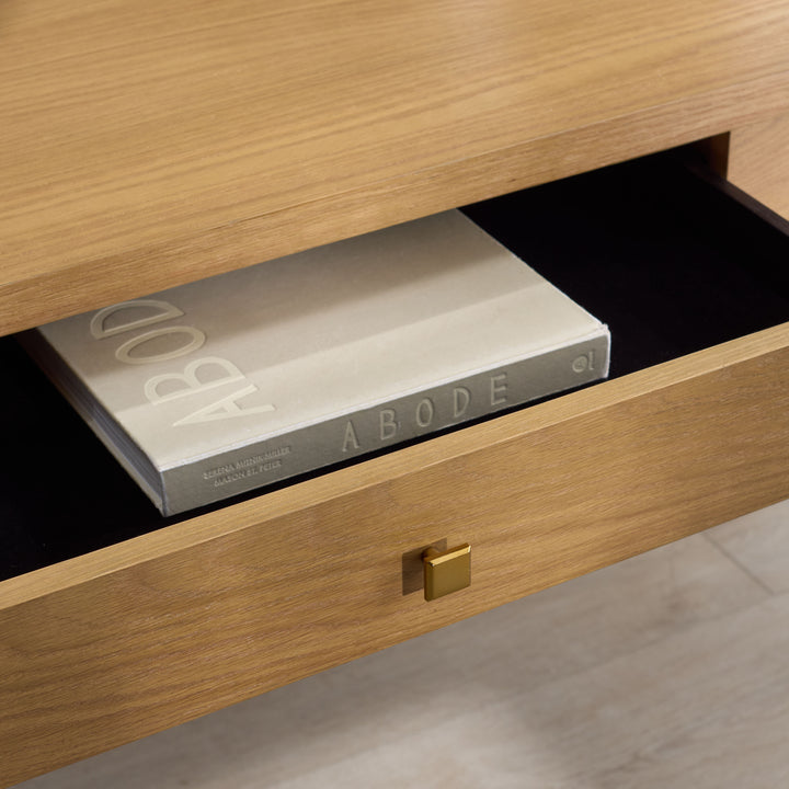 American Home Furniture Safavieh Couture Makala 5 Drawer Wood Desk