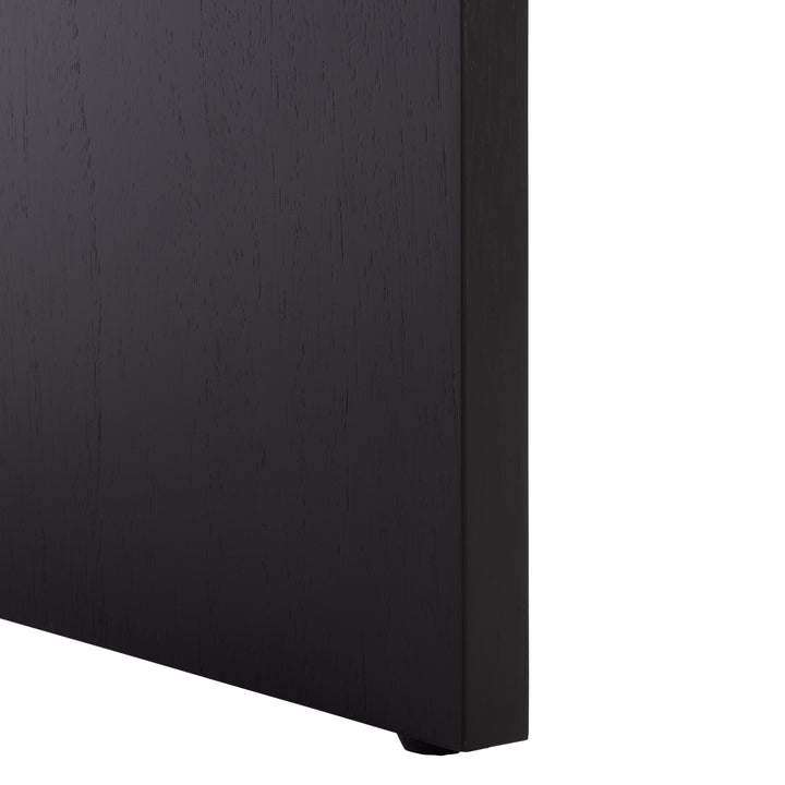 48"W x 24"D x 30"H / Black/Brass