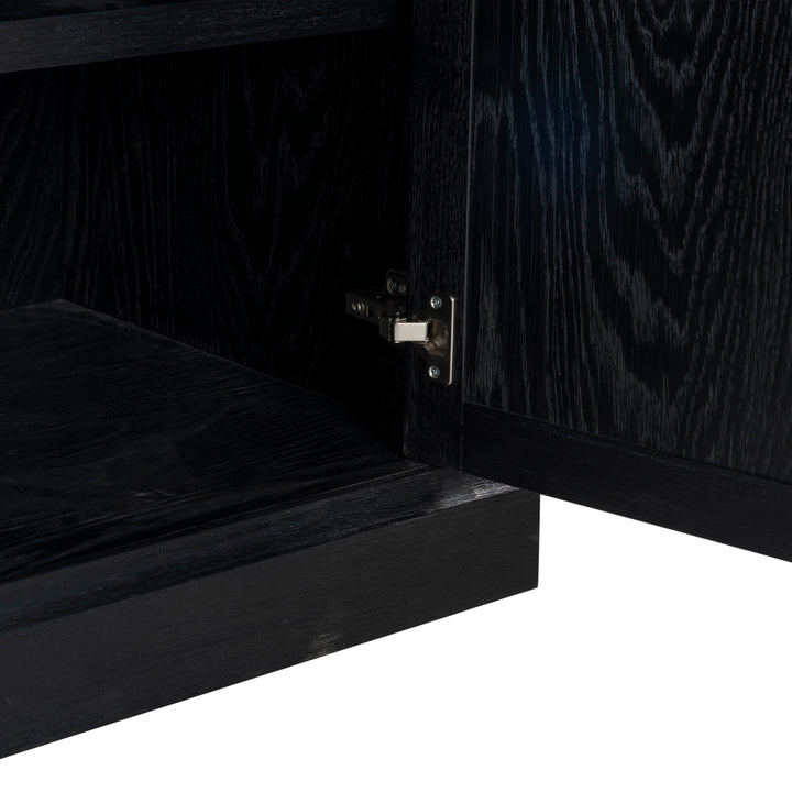 40"W x 21.1"D x 79"H / Black