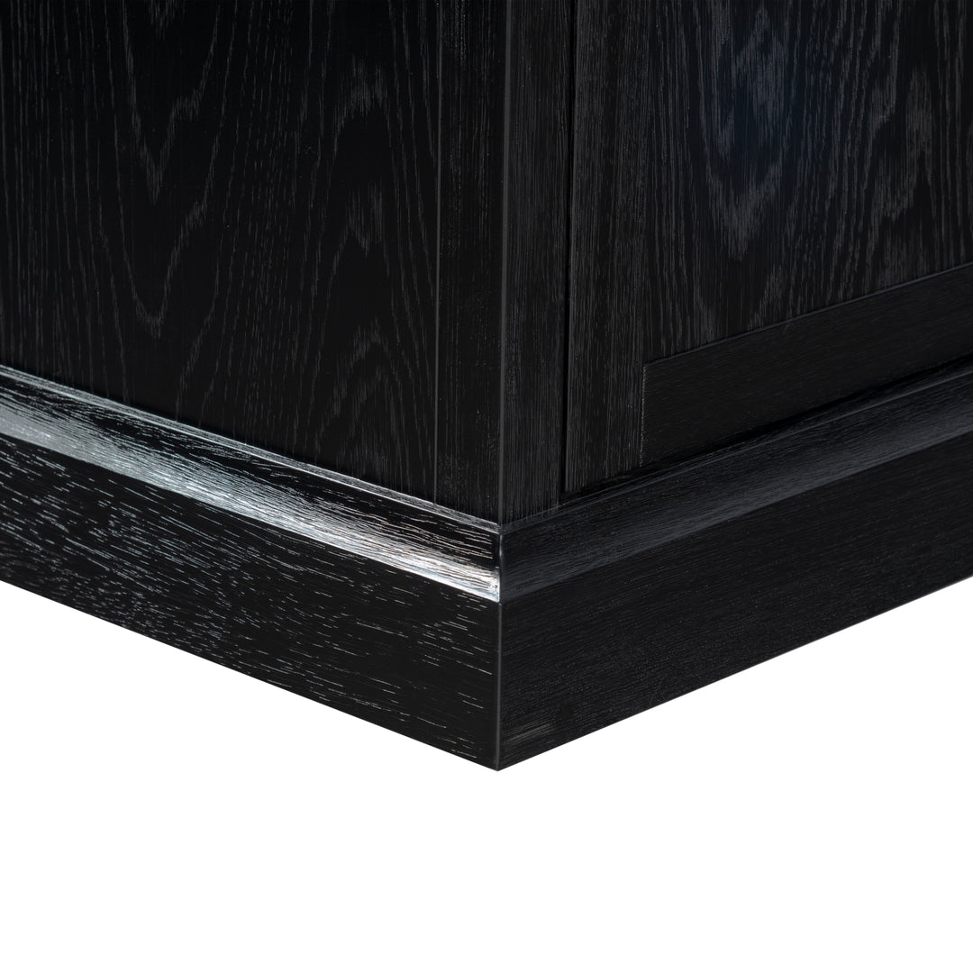 40"W x 21.1"D x 79"H / Black