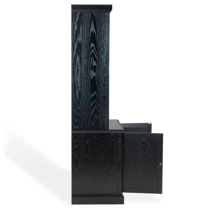 40"W x 21.1"D x 79"H / Black