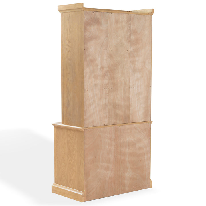 40"W x 21.1"D x 79"H / Natural/Black