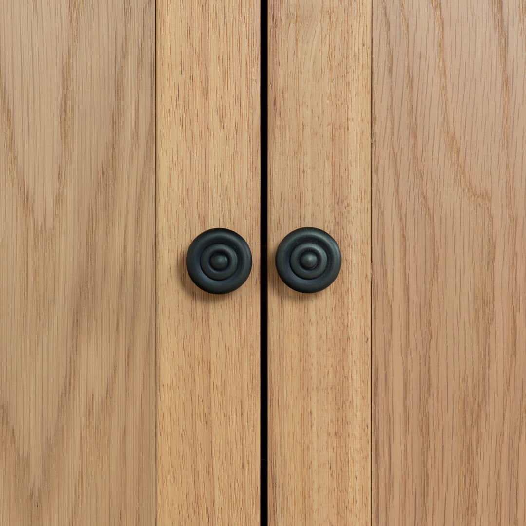 40"W x 21.1"D x 79"H / Natural/Black