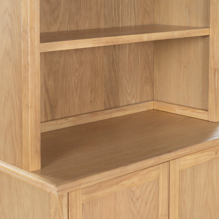 40"W x 21.1"D x 79"H / Natural/Black