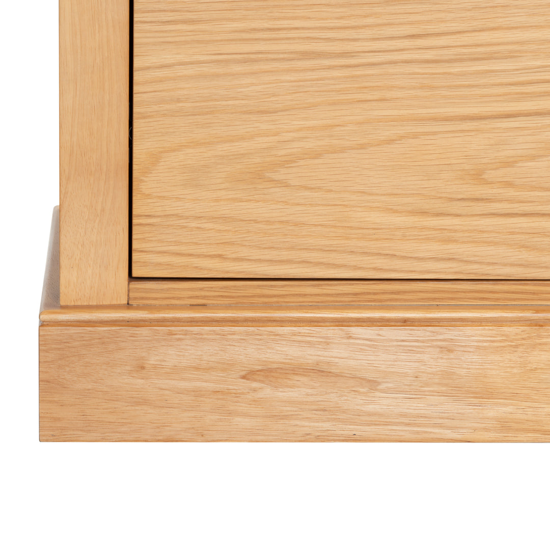 36"W x 17"D x 76"H / Natural/Black