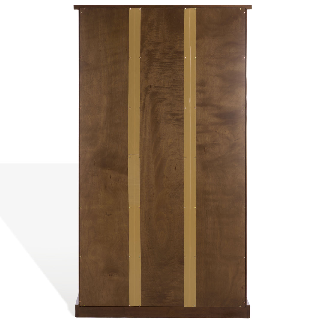 42.8"W x 15.4"D x 78"H / Walnut