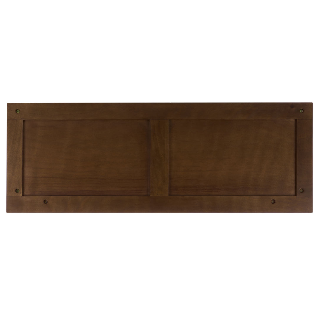 42.8"W x 15.4"D x 78"H / Walnut