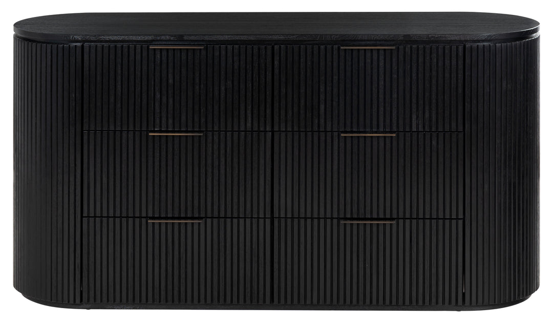 60"W x 18"D x 32"H / Black