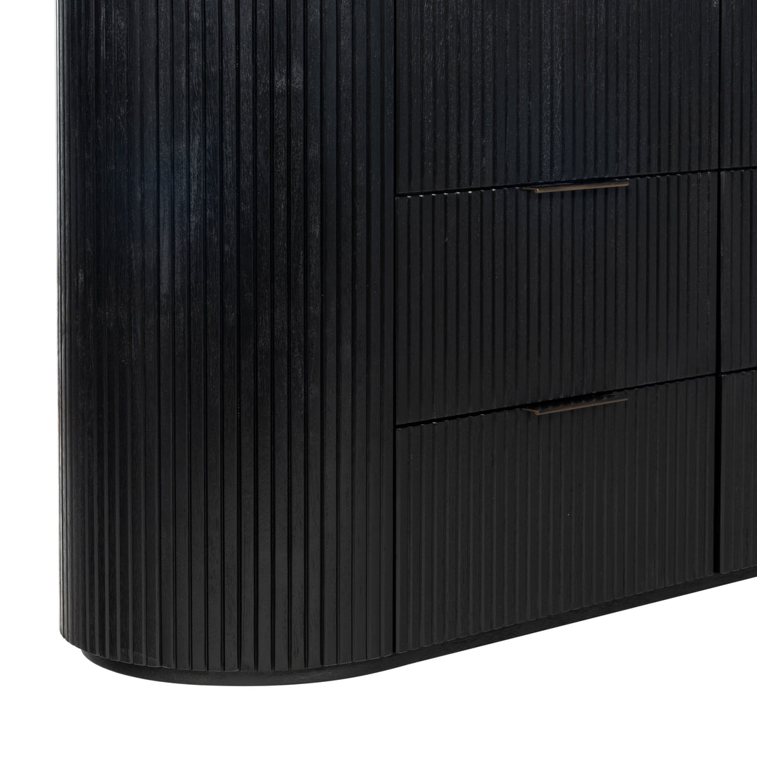 60"W x 18"D x 32"H / Black