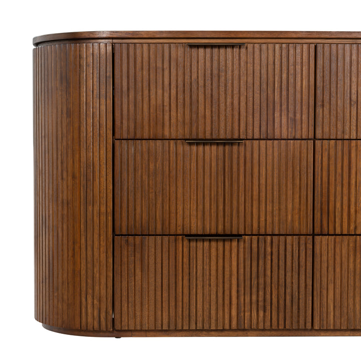 60"W x 18"D x 32"H / Medium Oak