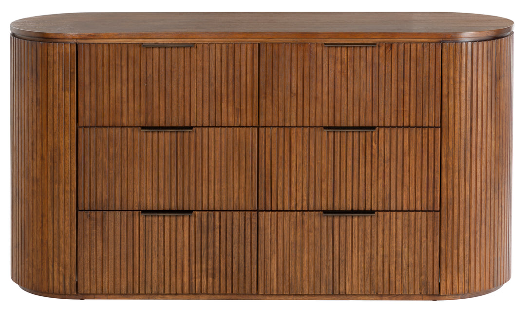 60"W x 18"D x 32"H / Medium Oak