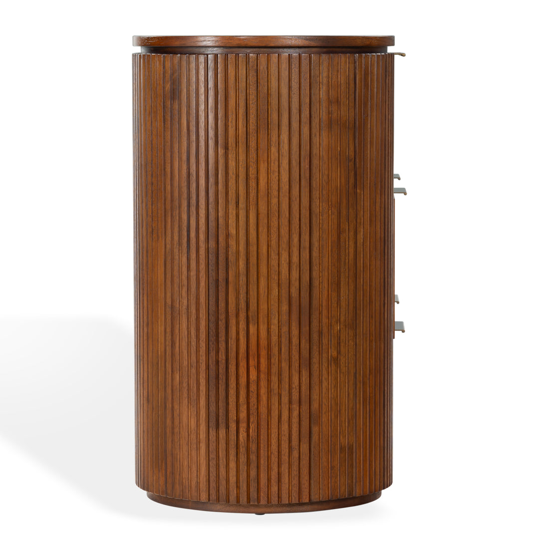 60"W x 18"D x 32"H / Medium Oak