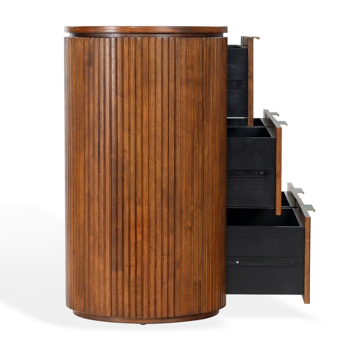 60"W x 18"D x 32"H / Medium Oak