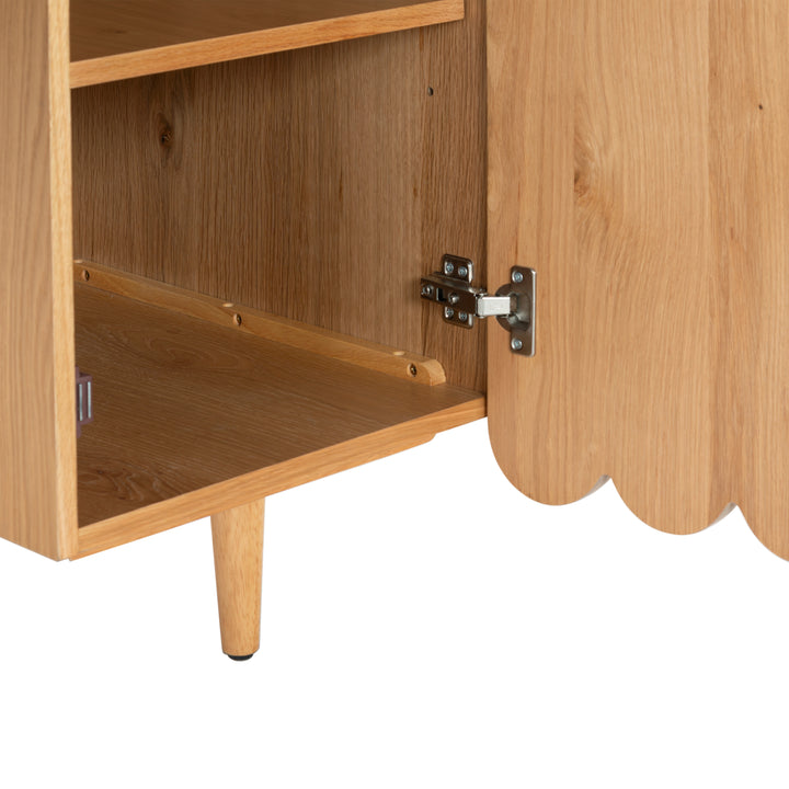 American Home Furniture Safavieh Couture Kristy Fluted Wood Desk