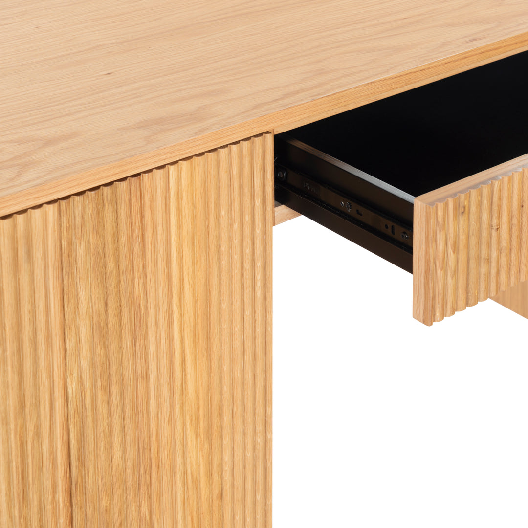 American Home Furniture Safavieh Couture Kristy Fluted Wood Desk