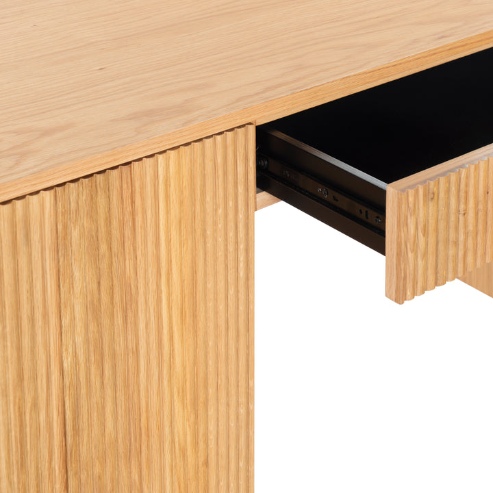 American Home Furniture Safavieh Couture Kristy Fluted Wood Desk