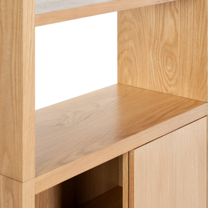 43"W x 15"D x 76"H / Natural