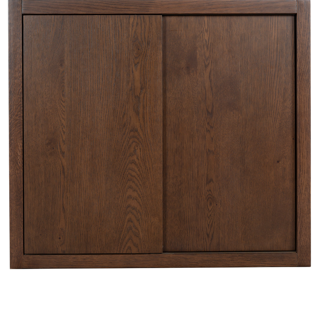 43"W x 15"D x 76"H / Walnut