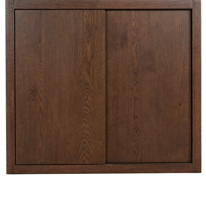 43"W x 15"D x 76"H / Walnut