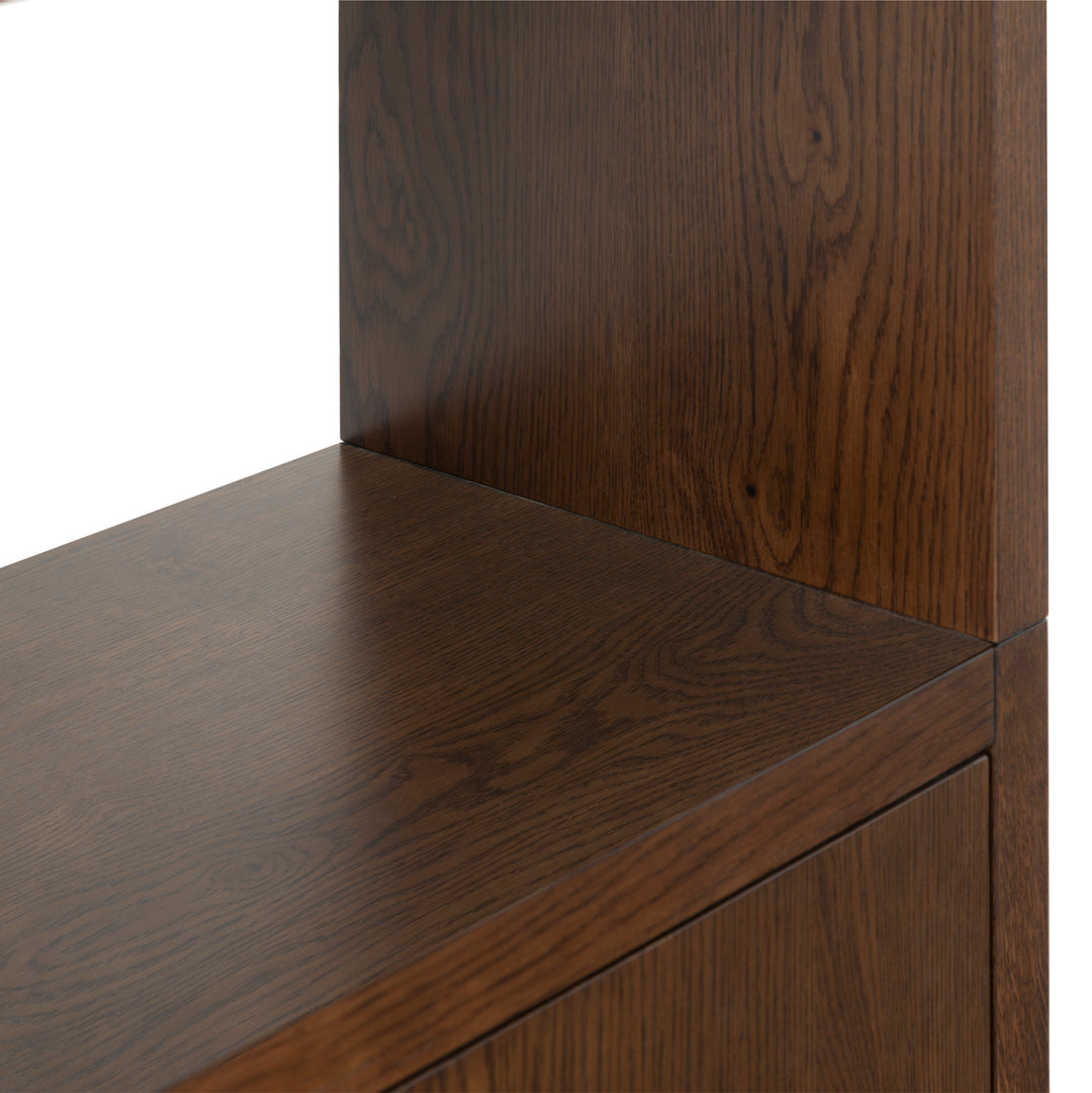 43"W x 15"D x 76"H / Walnut