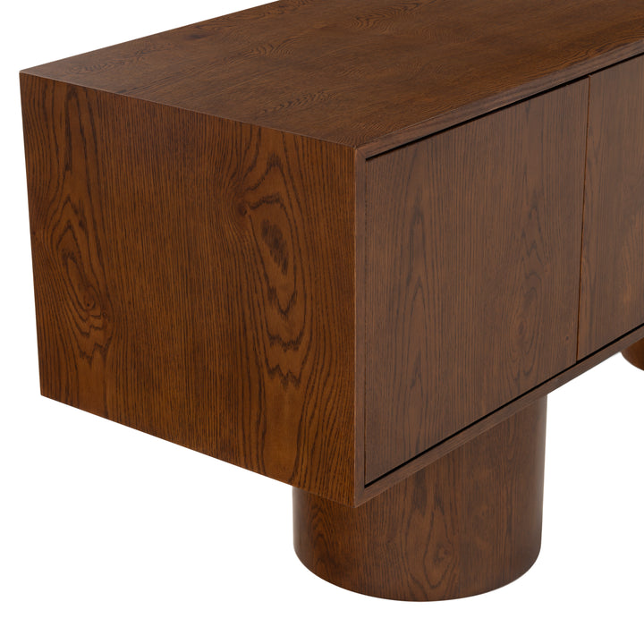 70.9"W x 19.6"D x 28.9"H / Walnut