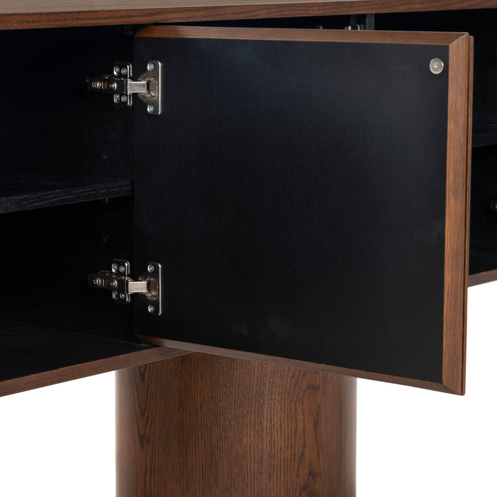 70.9"W x 19.6"D x 28.9"H / Walnut