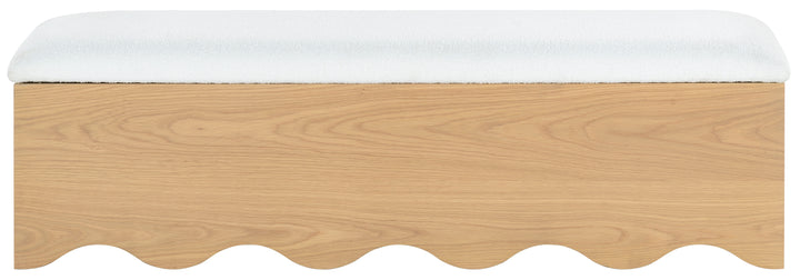 61.6"W x 20"D x 18.5"H / Natural/White