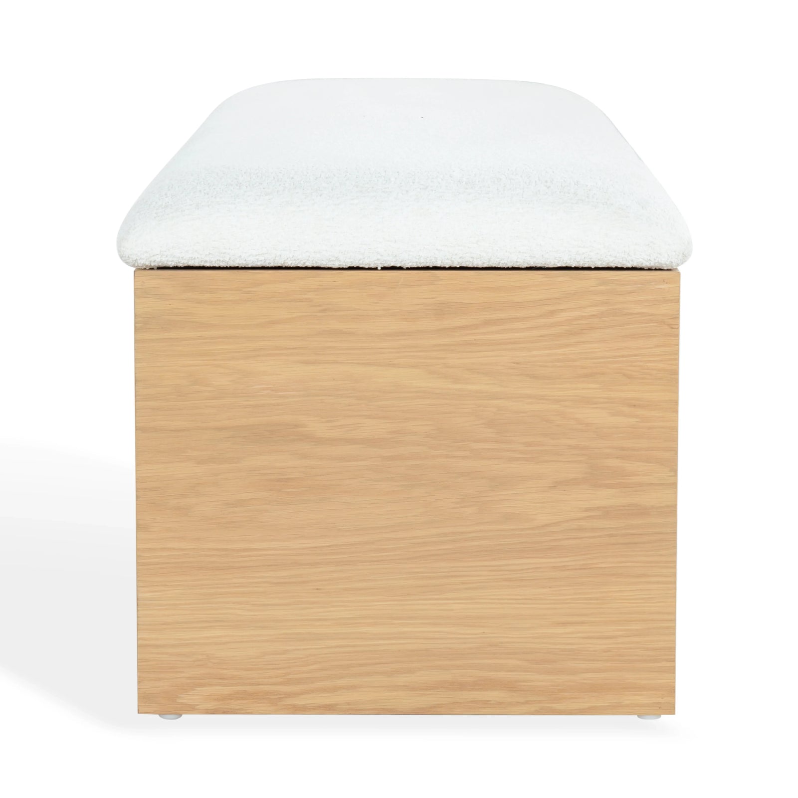 61.6"W x 20"D x 18.5"H / Natural/White